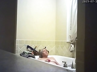 hidden camera wife masturbating in tub