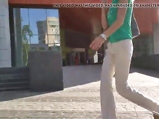 russian ass in white pants