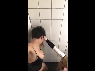 best compilation lesbian bathroom
