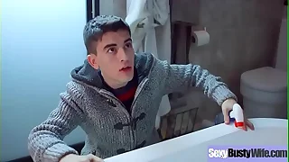 Slut Wife &lpar;Leigh Darby&rpar; With Big Melon Boobs Hard Banged video-18