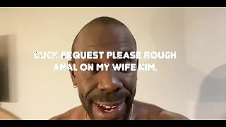 Cuck request&colon; Please rough Anal for my wife Kim&period; English version