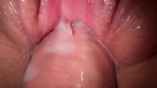 Blowjob and extremely close up fuck
