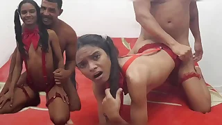 a tiny asian gets fucked hard - 18 year