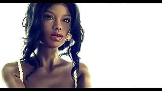 Real Doll Angelina&comma; la mu&ntilde;eca de silicona diosa de &eacute;bano